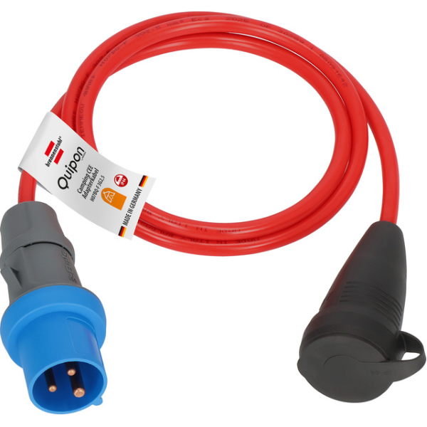 Quipon Adapterleitung LINK BQ 1,5 m 3 x 2,5 Kupplung Schuko Stecker CEE