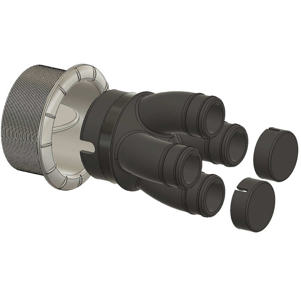 3D-Nord Warmluft-Adapter