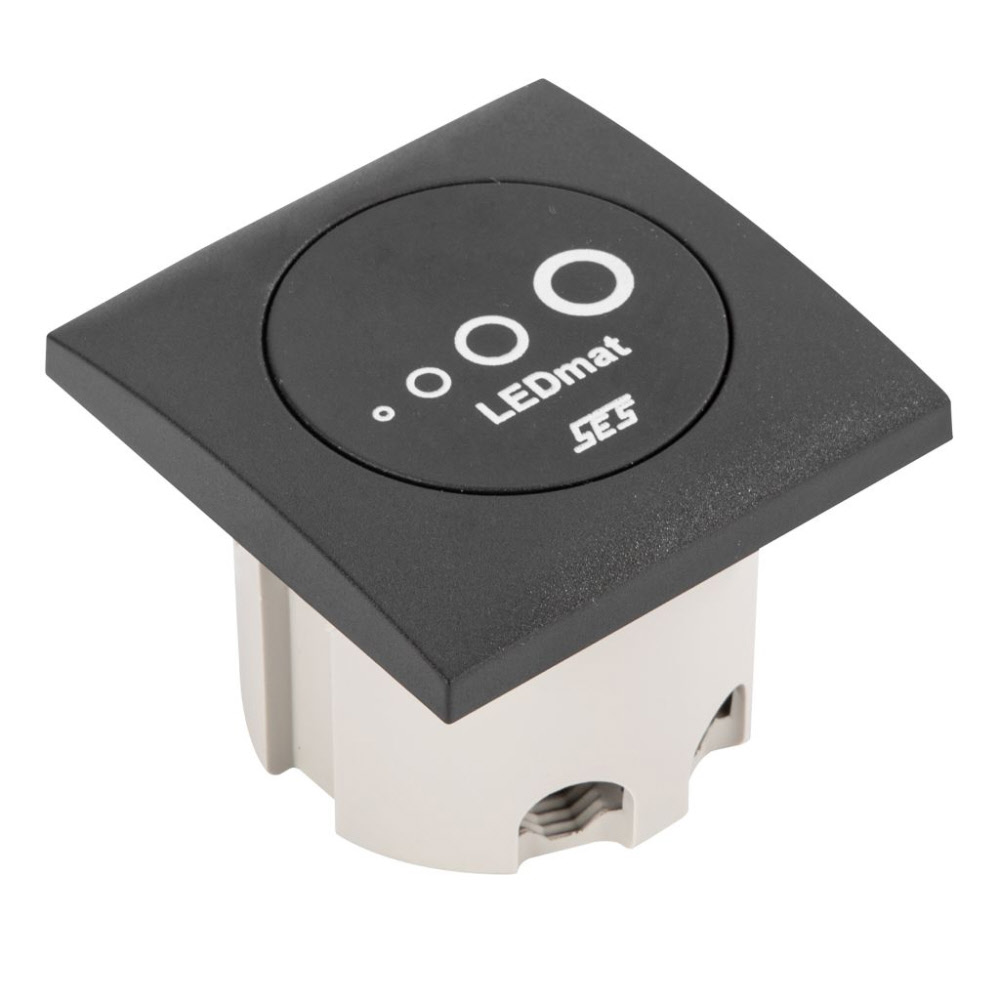 Berker Integro Touch and Slide LED Dimmer anthrazit