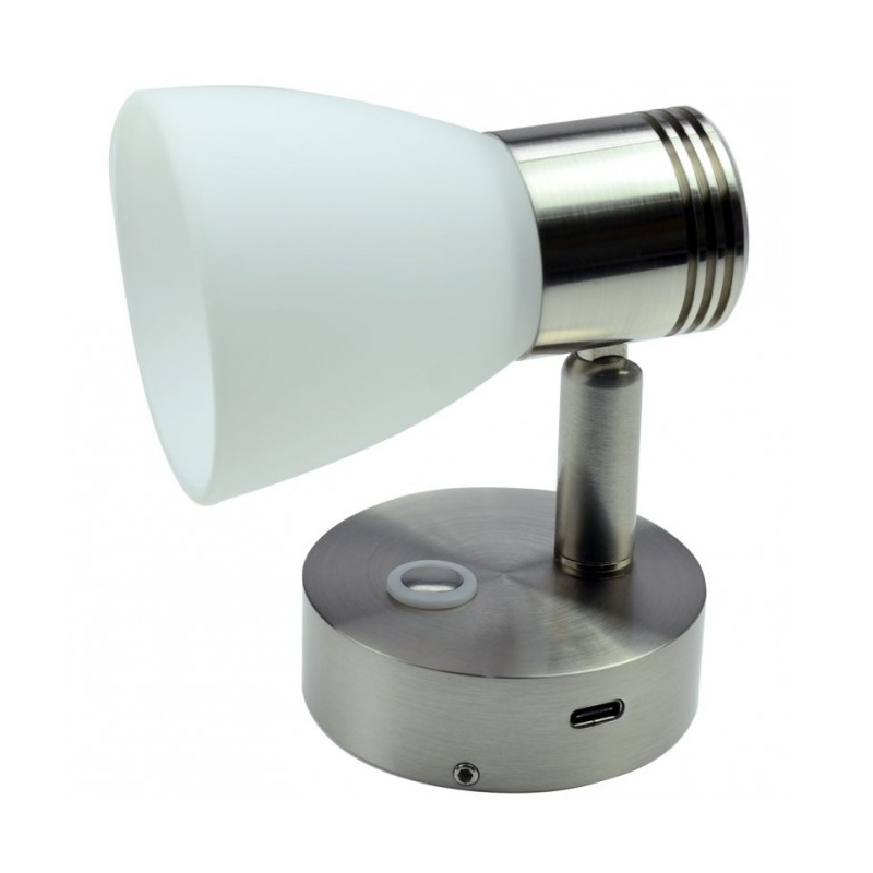 David LED Leseleuchte mit Dimmschalter und USBC Ladefunktion, DC 10-30V
