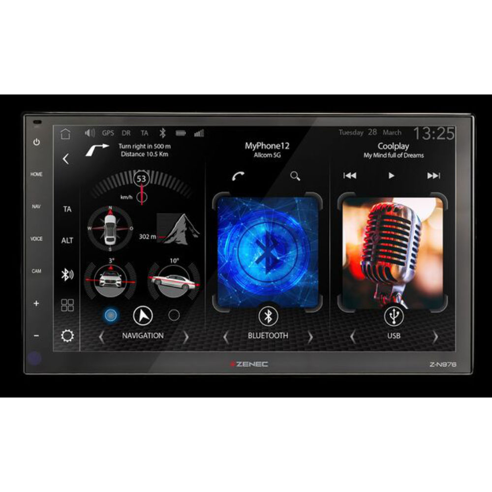 Zenec Naviceiver Z-N976 2 DIN, 9 Zoll Display