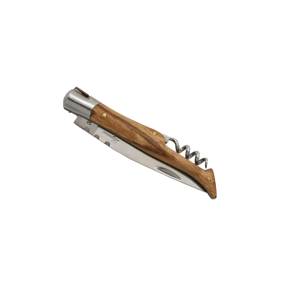 baladeo Taschenmesser Tradition mit Korkenzieher, Eschenholzgriff