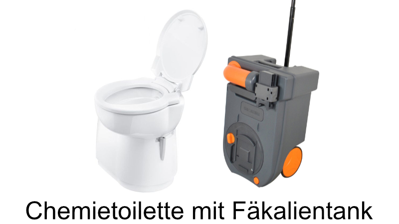 Chemietoilette mit Fkalientank