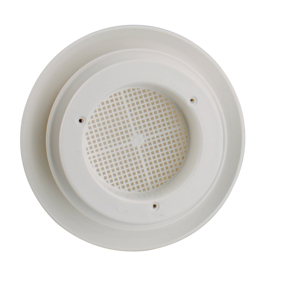 Knorz Dachlüfter 110 mit Fliegengitter weiß
