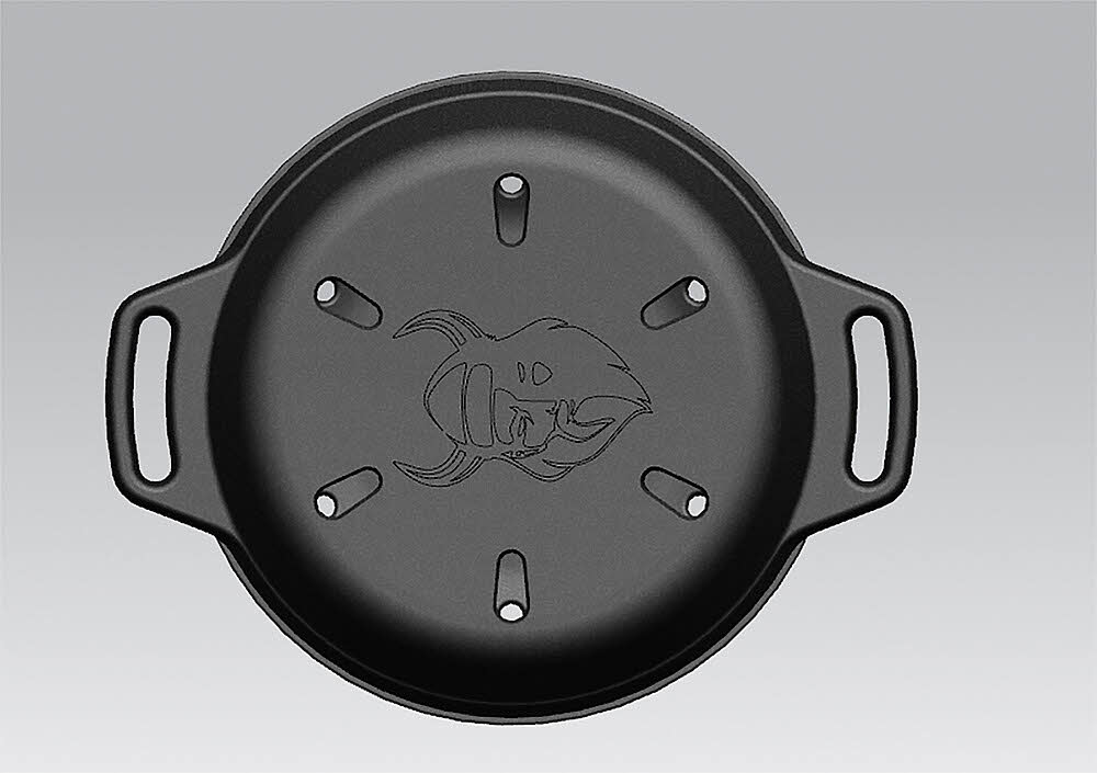 Valhal Outdoor Smoker Gusseisen, 17 cm