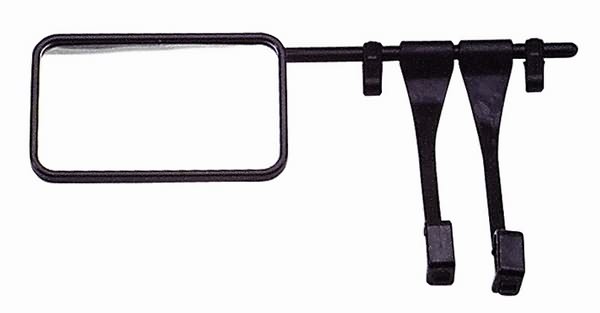 Hagus Huckepack III, Caravanspiegel mit Halter und Spannbänder