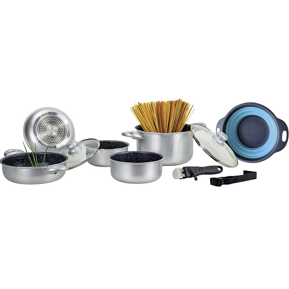 Gimex Topfset Alu Silver Line 9-teilig
