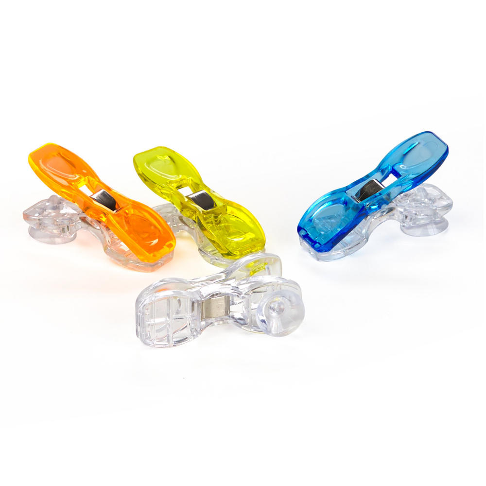 i+v Spannclip mit Sauger, 4 Stück