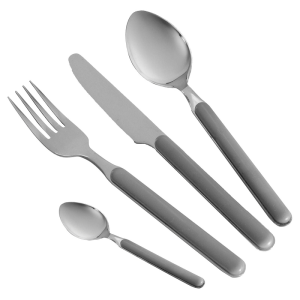 Brunner Besteckset Delice, 16-teilig grau