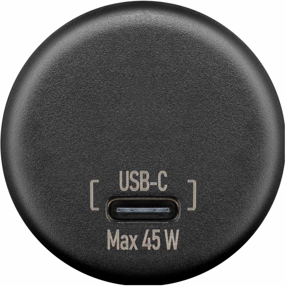 wentronic Single Einbaucharger USB-C 45 Watt