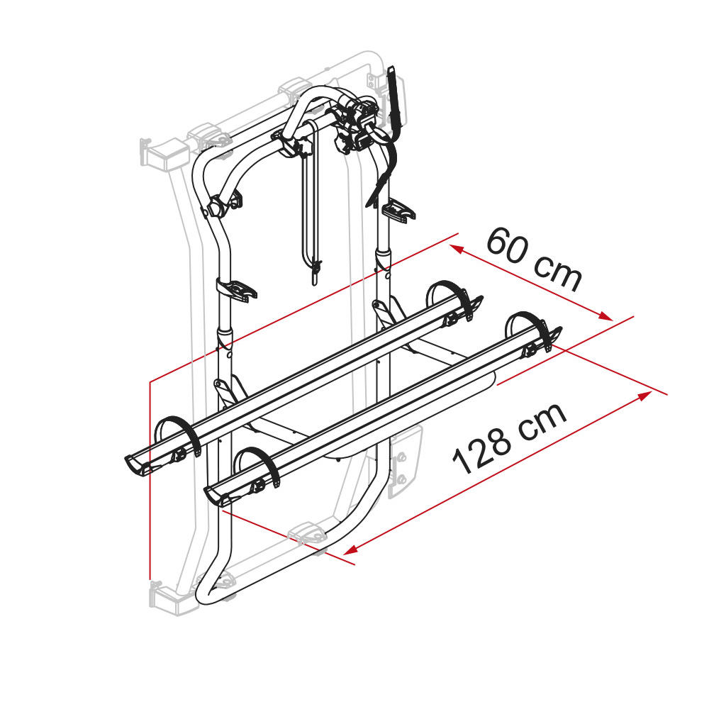Fiamma Carry-Bike Frame silber