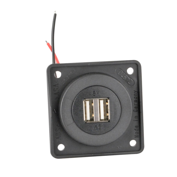 Berker Integro Doppel-USB Ladesteckdose 12 V anthrazit