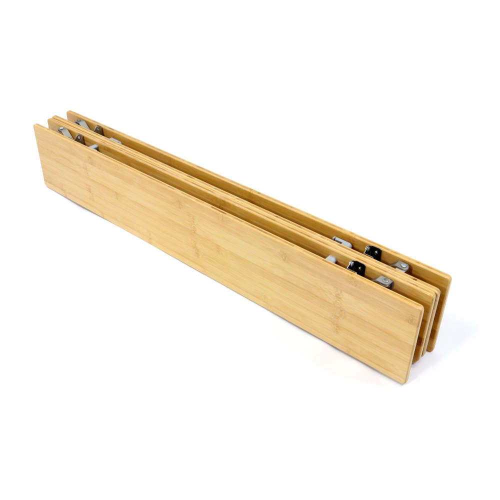 BasicNature Falttisch Bambus 100 x 65 cm