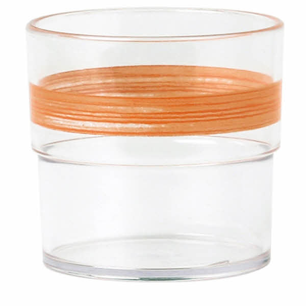 Waca Trinkglas SAN, 4er Set bunt, 230 ml