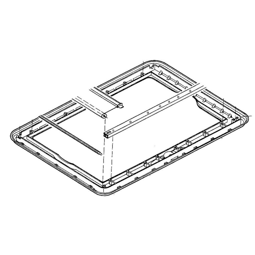 Dometic Heki 1 Innenrahmen ohne Anbauteile