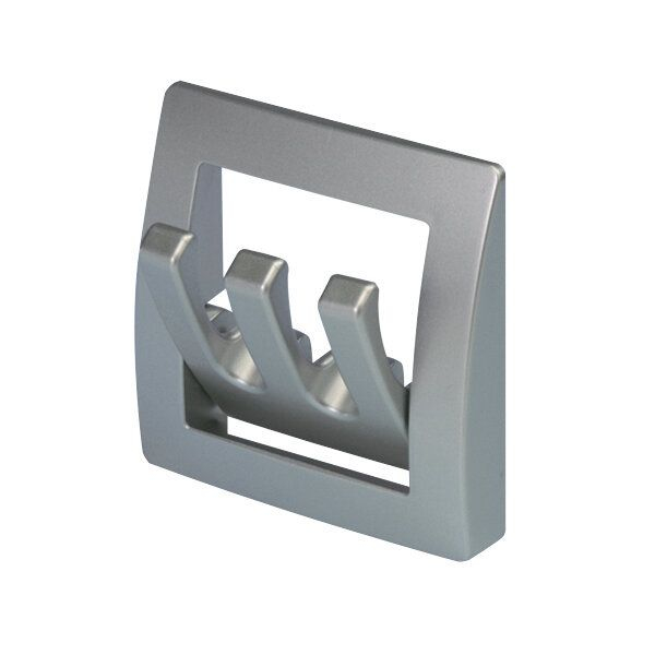Fawo Garderobenhalter mit 3 Haken, silber matt