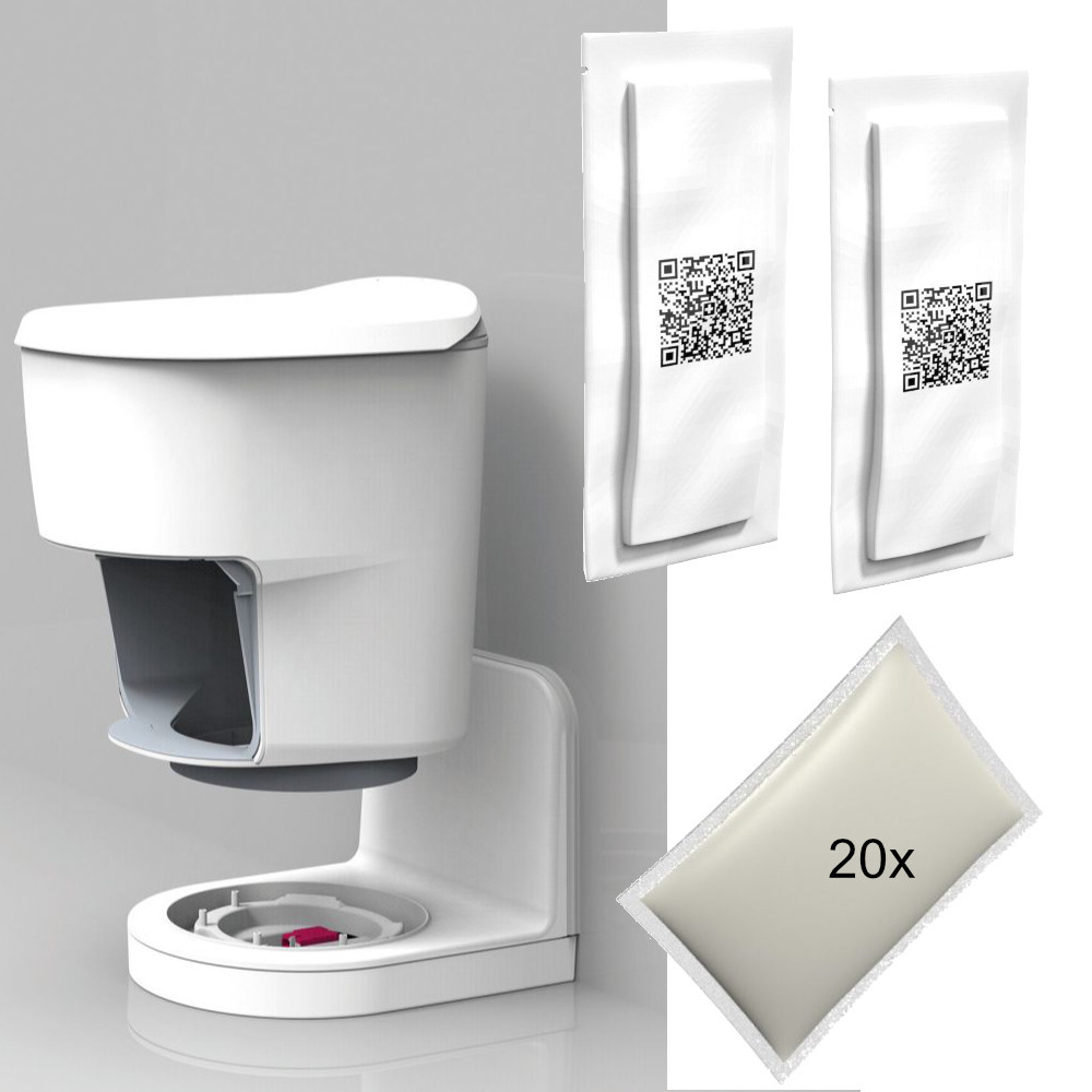 Clesana Toilette C1 L-Adapter SET - Folienliner / Absoberbeutel