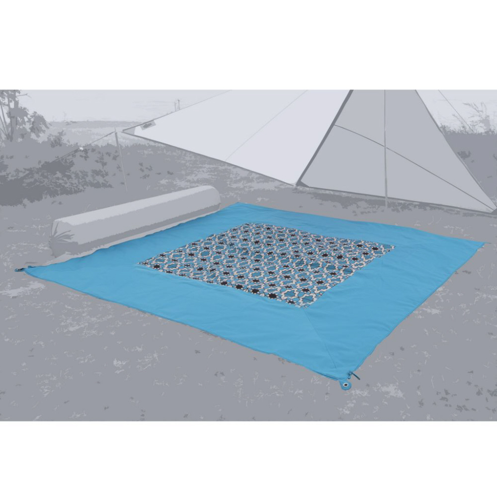 Bent Teppich Carpet Caribbean, blau
