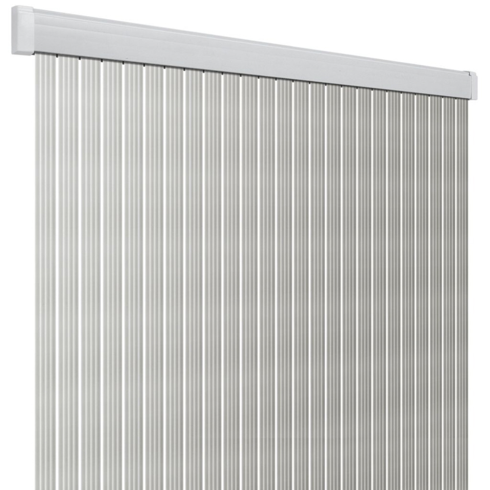 Arisol Türvorhang Band Lux weiß/silber