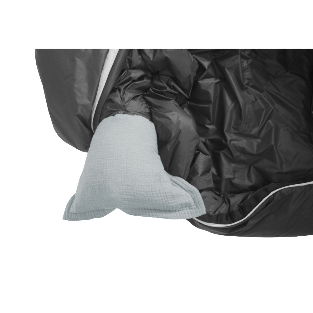 Grüezi-Bag Mumienschlafsack Synpod Fusion Zero dark asphalt Regular