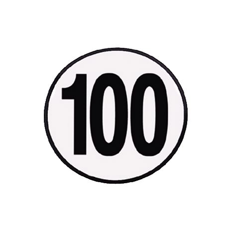 menbaa Geschwindigkeitsbegrenzungsschild 100 km/h