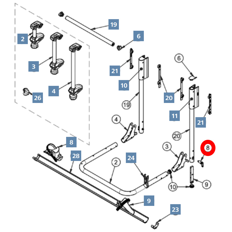 BR-Systems Indexierungsstößel Bike lift