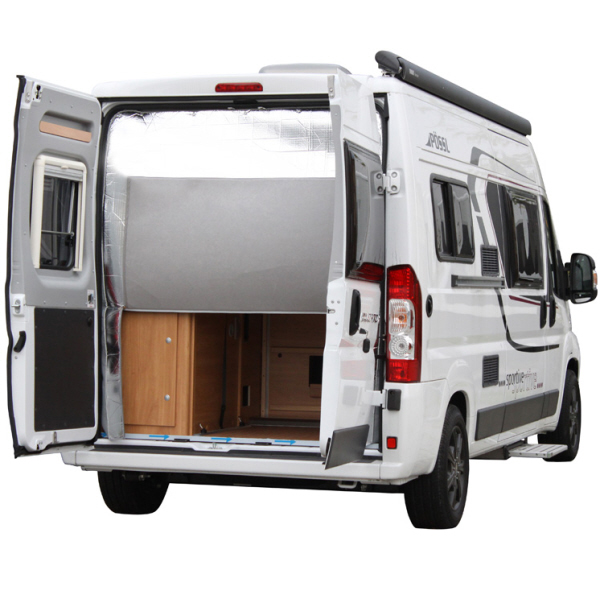 Hindermann Thermovorhang hellgrau Hecktür Fiat Ducato ab 07/2006