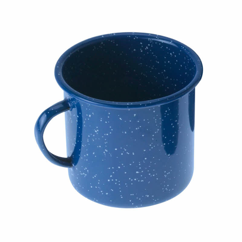 GSI Emaille Espressotasse 118 ml, blau