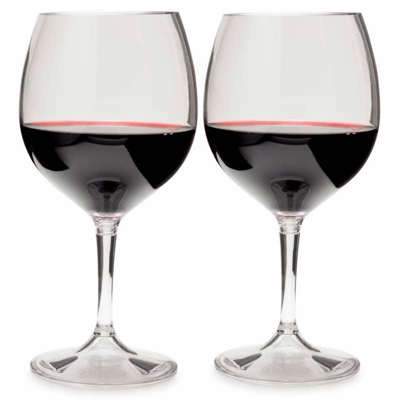 GSI Rotweinglas Nesting mit abschraubbarem Fuß 275 ml, 2er Set