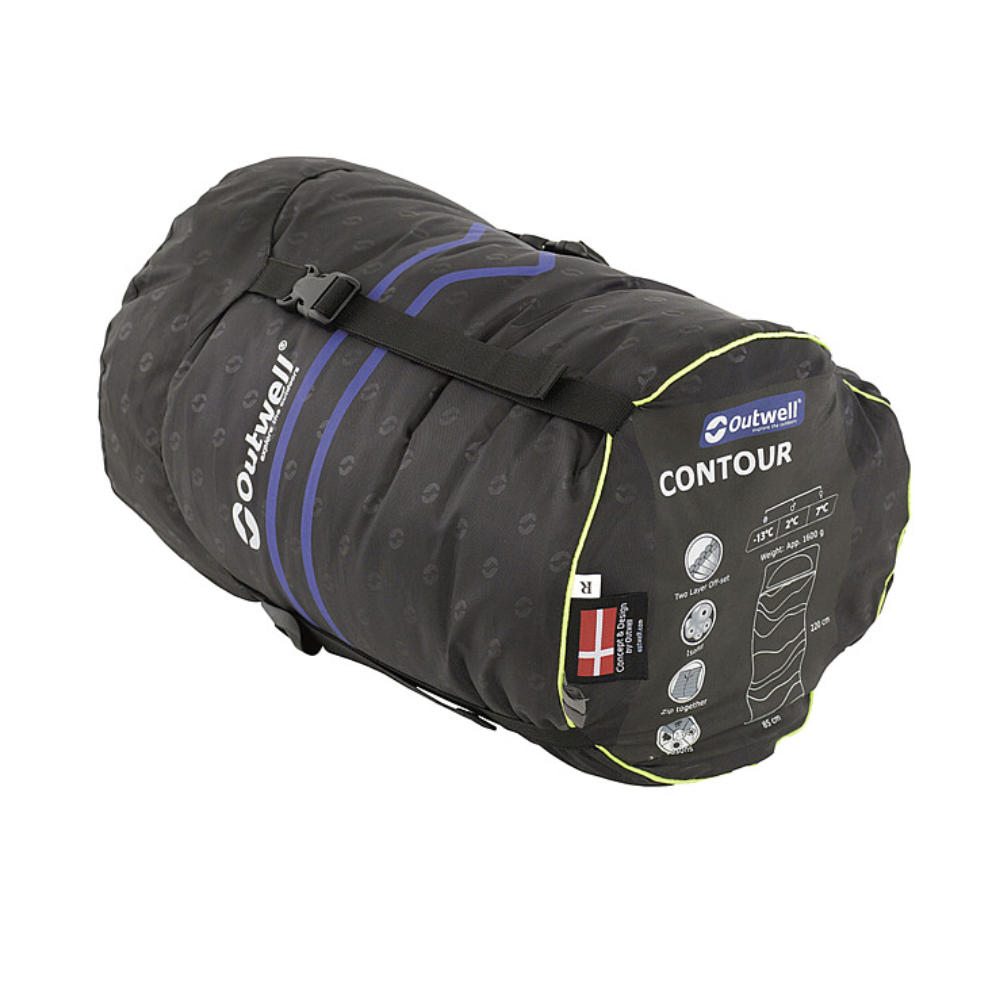 Outwell Schlafsack Contour, dark purple