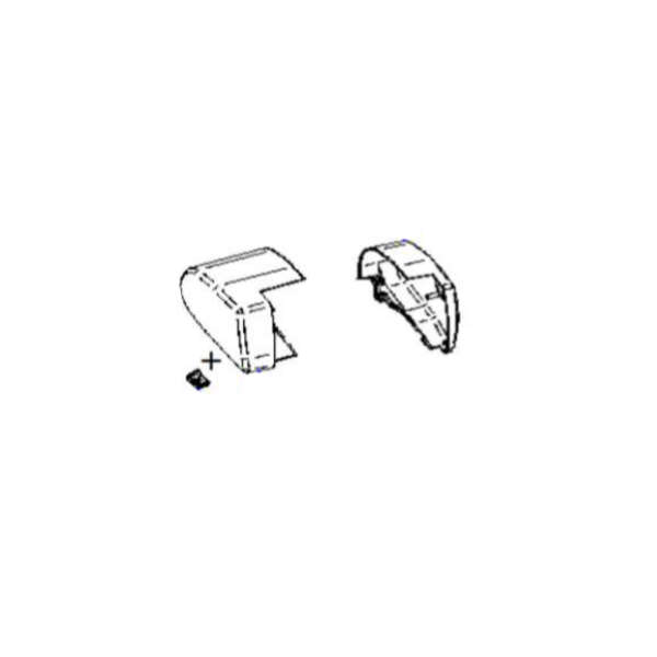 Thule Endkappen-Satz (Motor) anthrazit für Omnistor 6300 (Nr. 1500603349)