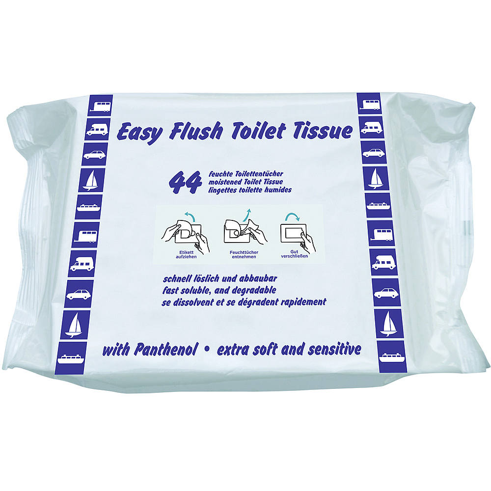 Yachticon feuchtes Toilettenpapier Easy Flush