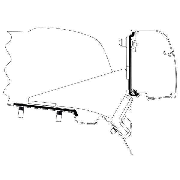 Thule Adapter für MB Vito/V-Class, Omnistor 4200