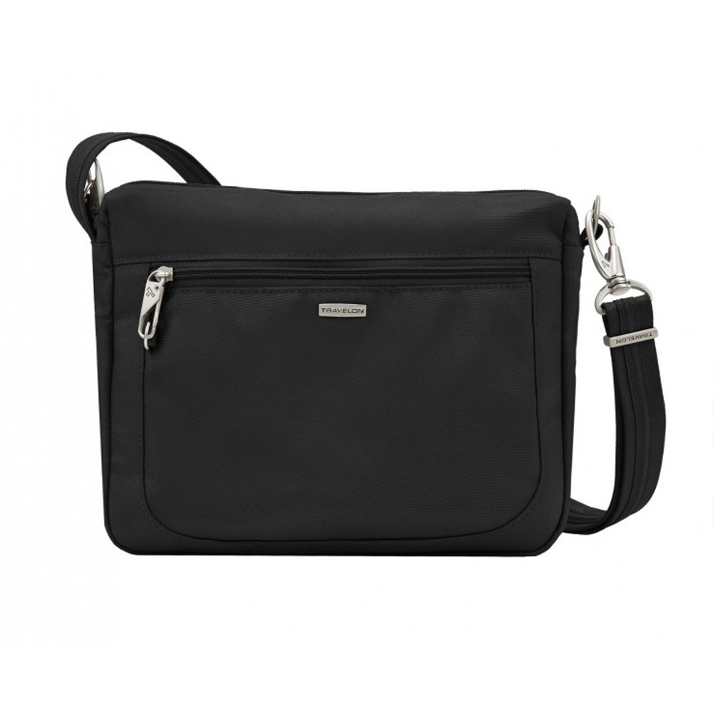 Travelon Umhängetasche Diebstahlsicher schwarz Crossbody Classic