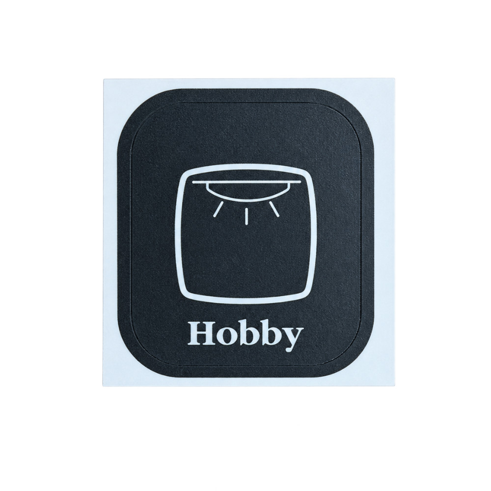 Hobby Aufkleber für Schalter für 1 Leuchte