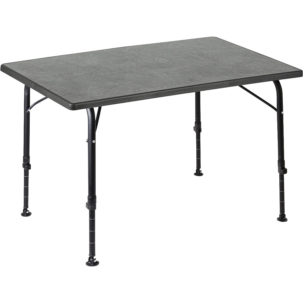 Brunner Tisch Recreo Alu 80x60, schwarz, grau