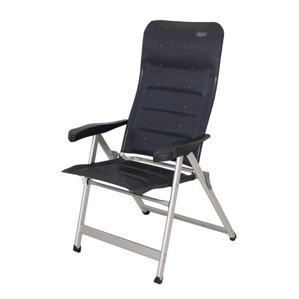 Crespo Klappsessel DELUXE anthrazit, gepolstert   B-Ware
