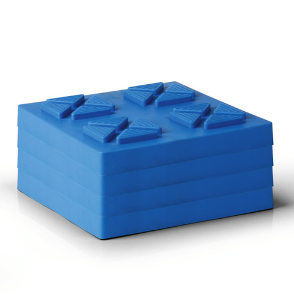 Carbest Unterlegplatten universal zum Höhenausgleich, 21 x 21 x 3,3 cm