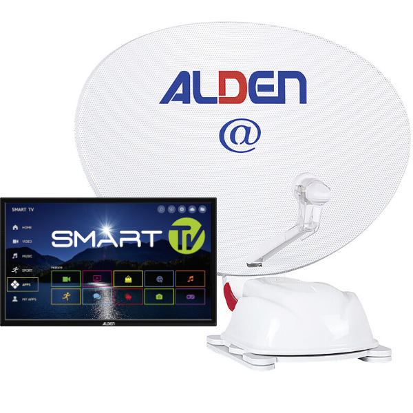 Alden Sat-Anlage AS2 80 Ultrawhite autom. incl. SSC HD-Steuermodul + TV