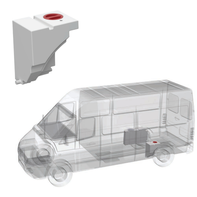 Aplast Trink - Abwassertank 28l, VW T6/5 und Ford Transit