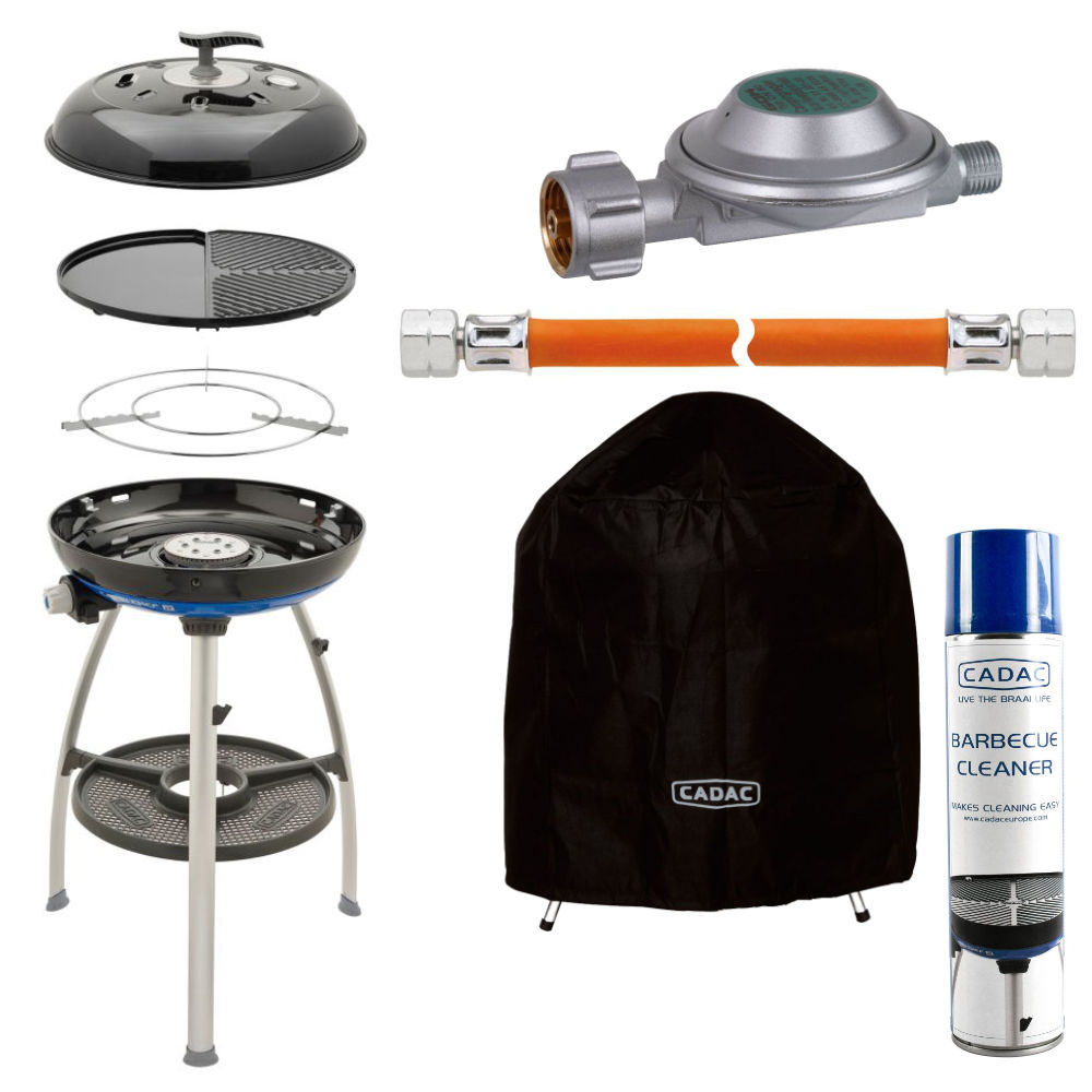 Cadac Carri Chef 50 BBQ/Plancha, 50 mbar - Komplettset