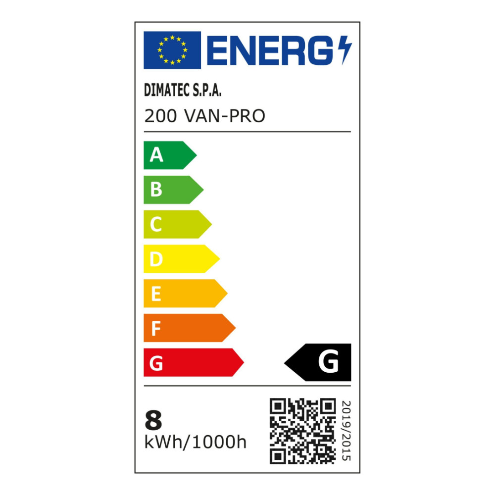 Dimatec Regenrinne mit LED für Kastenwagen