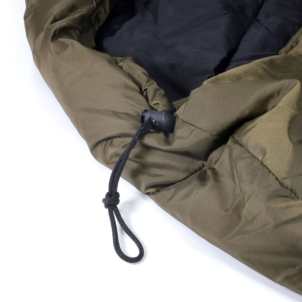 Origin Outdoors Schlafsack Compact Lite Mumienform oliv / schwarz links