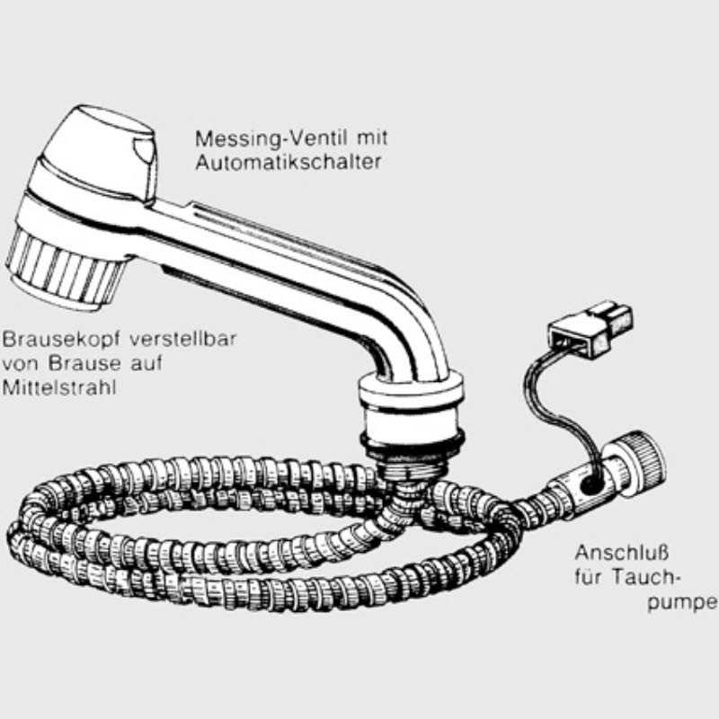 Reich Carletta Handdusche Duschomat mit Automatikschalter