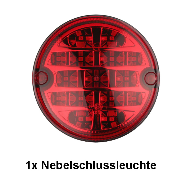 Dimatec LED Heckleuchten Ersatz Kit - 6 Leuchten, Durchmesser 95 mm