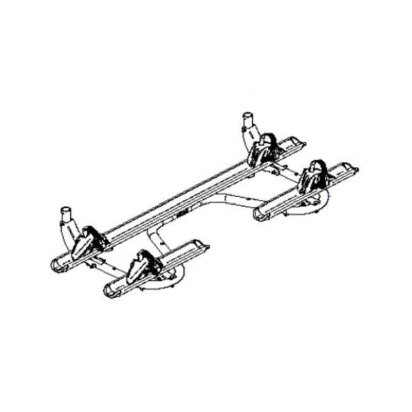 Thule Schienenbügel Caravan Superb XT, schwarz (Nr. 1500603226)
