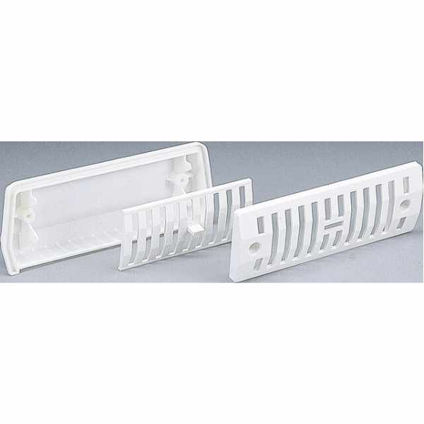 Seitenlüfter Kunststoff 200 x 80 mm weiß