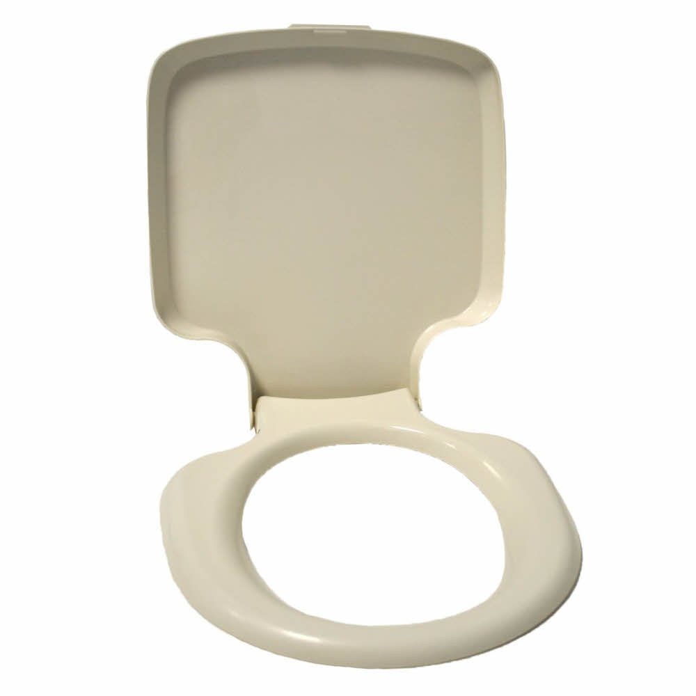 Thetford WC-Sitz mit Deckel für PP Qube-Modelle grauweiß (Nr. 92903-68)