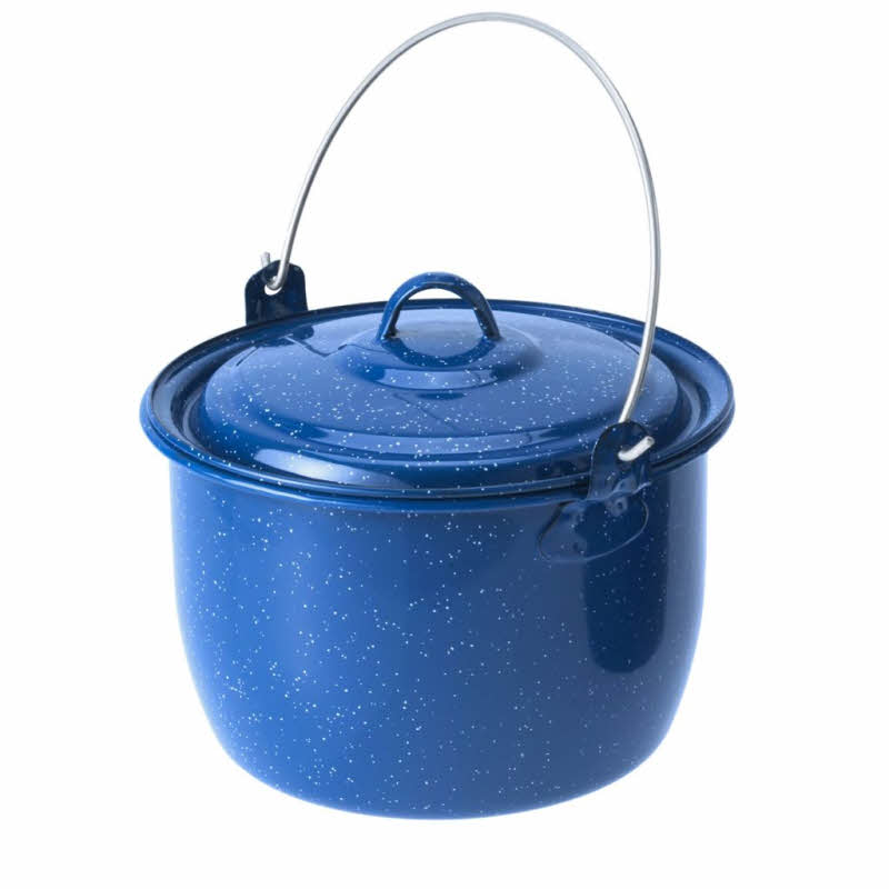 GSI Emaille Topf 2,8 Liter, blau