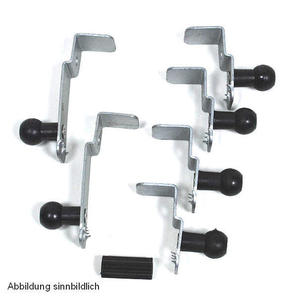 Remis 90x60 Befestigungsklammern Montageset 36-45 mm